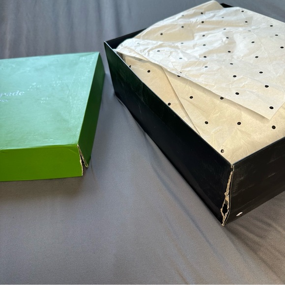 NIB Kate Spade Tianna Metallic Gold Wedge Sandals - Picture 8 of 9